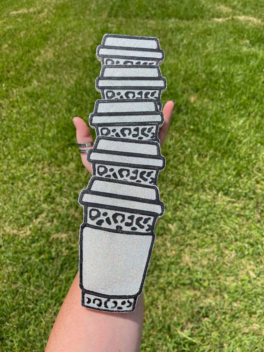 Cheetah Latte Cup Freshie