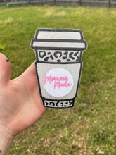 Load image into Gallery viewer, Cheetah Latte Cup Freshie
