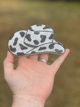 Load image into Gallery viewer, Cowgirl Hat with Cow Print Freshie
