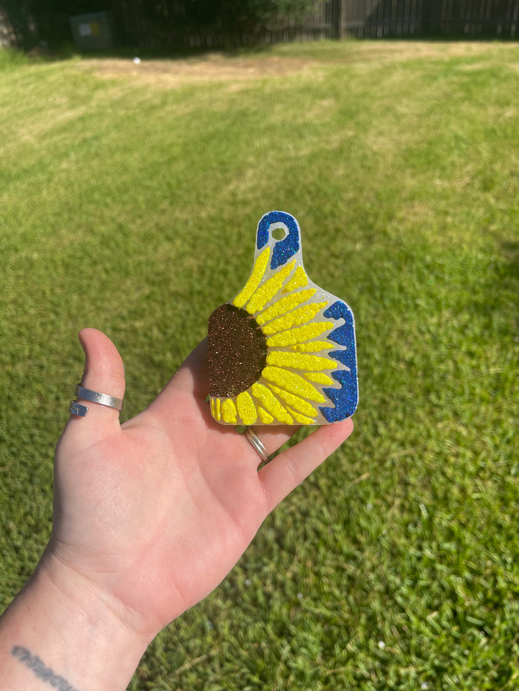 Sunflower Tag Freshie
